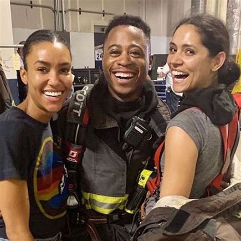 daniel kyri and annie ilonzeh|'Chicago Fire' Character's Coming Out Brings Love From Fans.